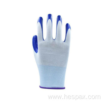 Hespax Durable Oilproof Nitrile Safety Glove Construction